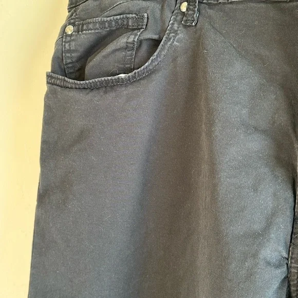 Wrangler Black Straight Fit Chino Style 5 pocket Jeans Sz 40x30 - Picture 5 of 11